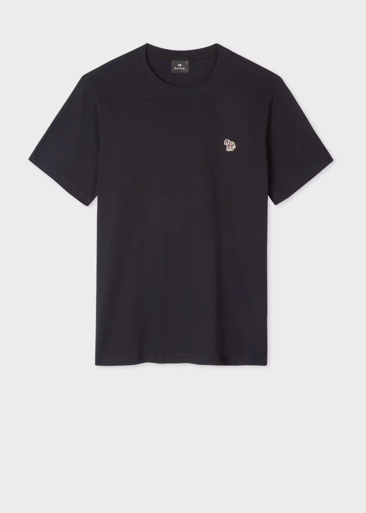 Paul Smith Navy Cotton Zebra Logo T-Shirt