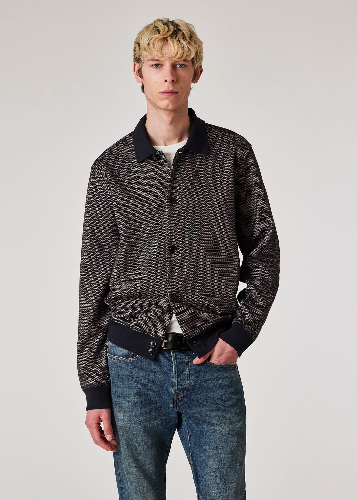 Paul Smith Button Through Jersey Cardigan