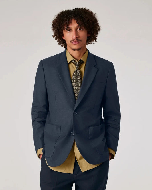 Paul Smith Buggy-Lined Navy Blazer