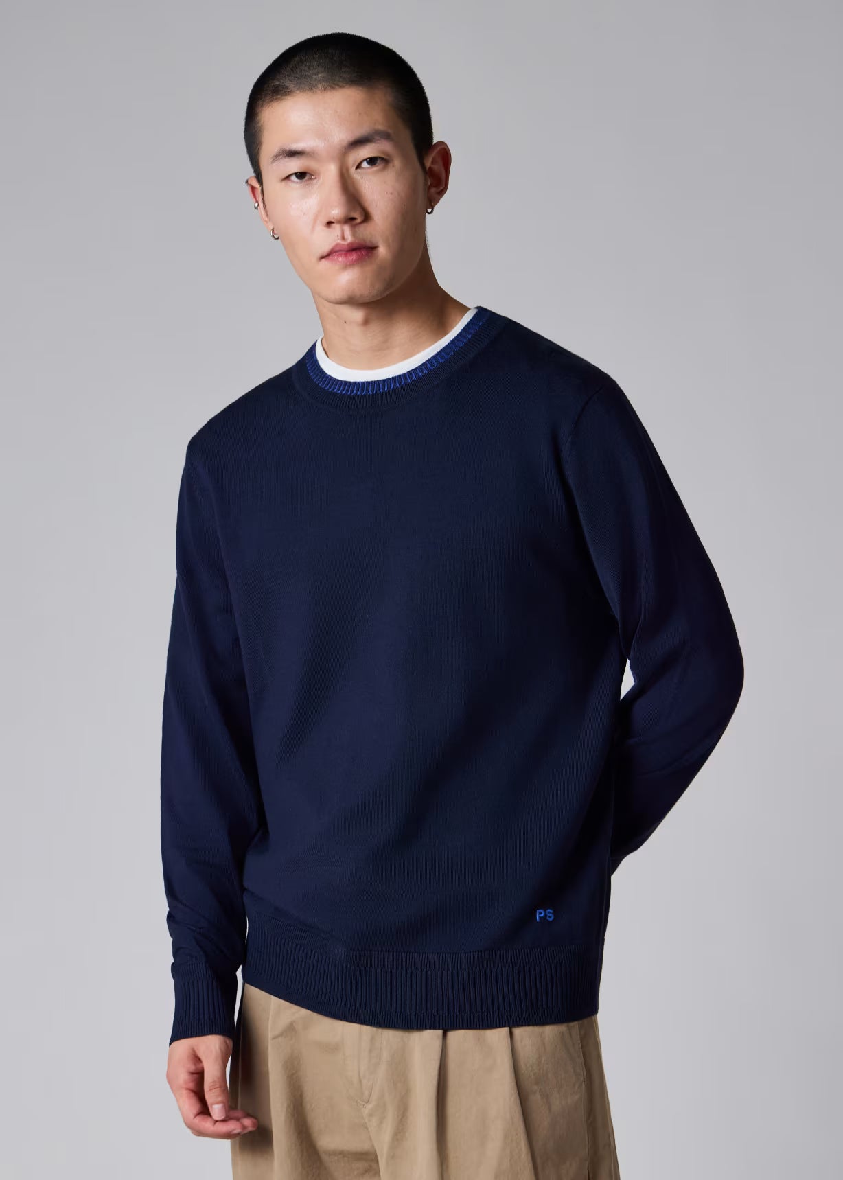 Paul Smith Merino Wool Crew Neck Sweater