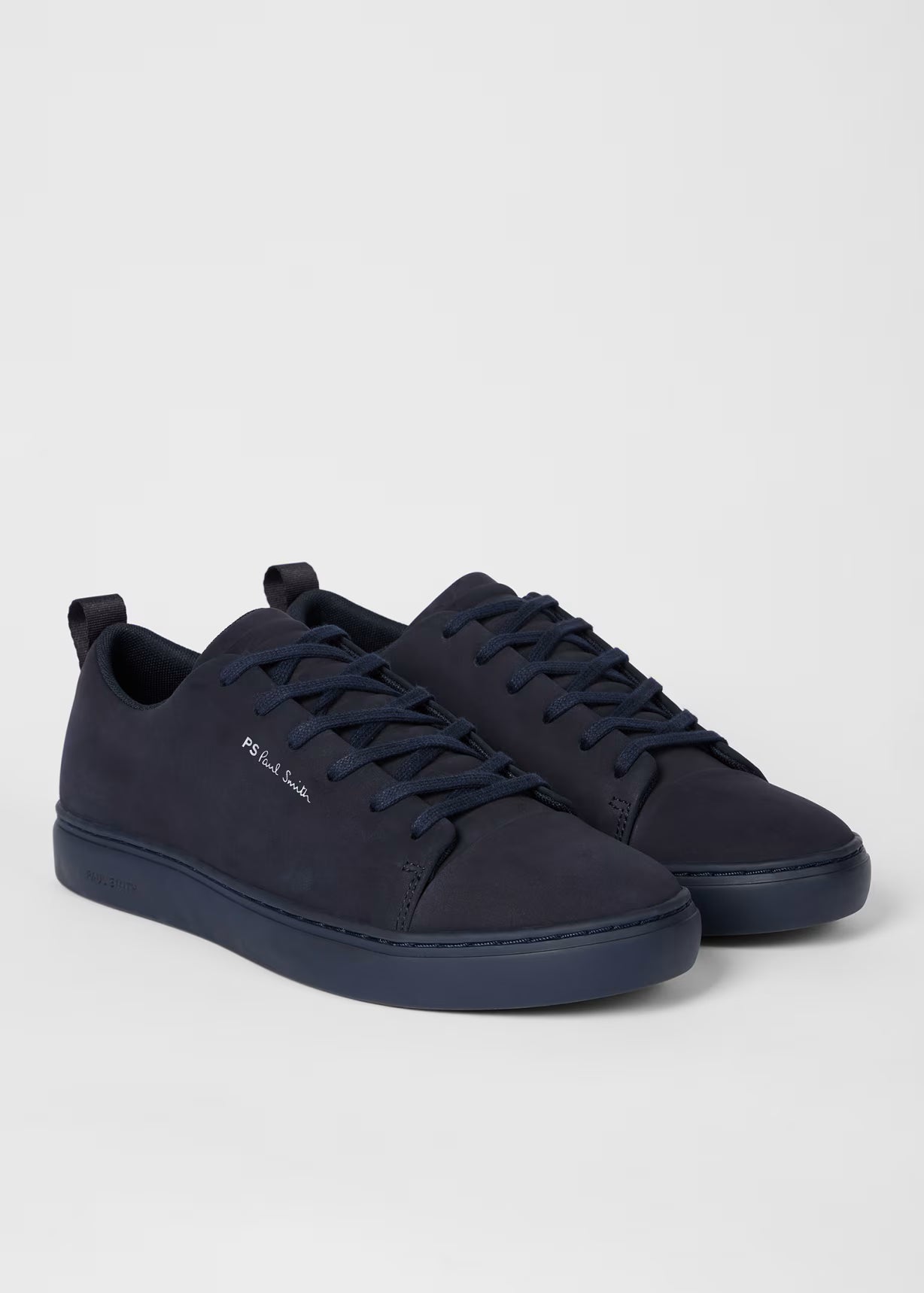 Paul Smith Dark Navy Nubuck 'Lee' Trainers