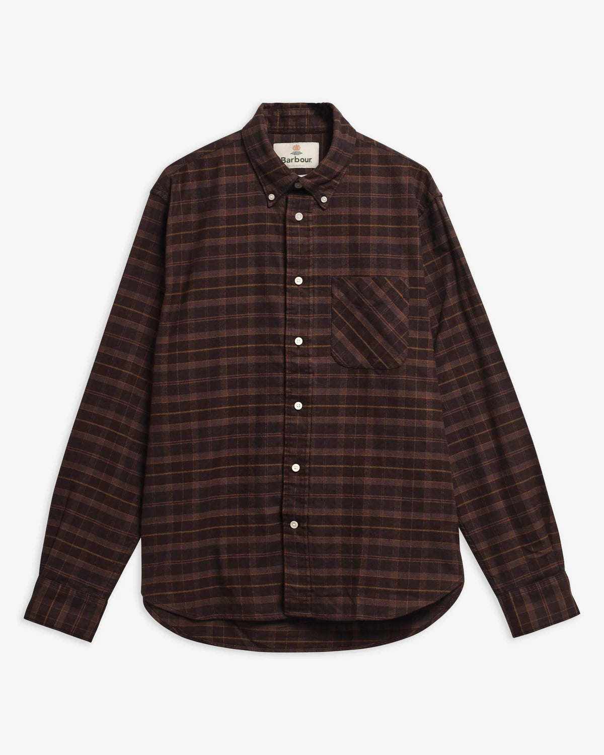 Barbour Mineral Tartan Authentic-Fit Long-Sleeved Shirt