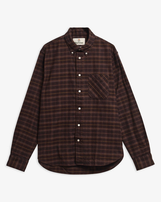 Barbour Mineral Tartan Authentic-Fit Long-Sleeved Shirt