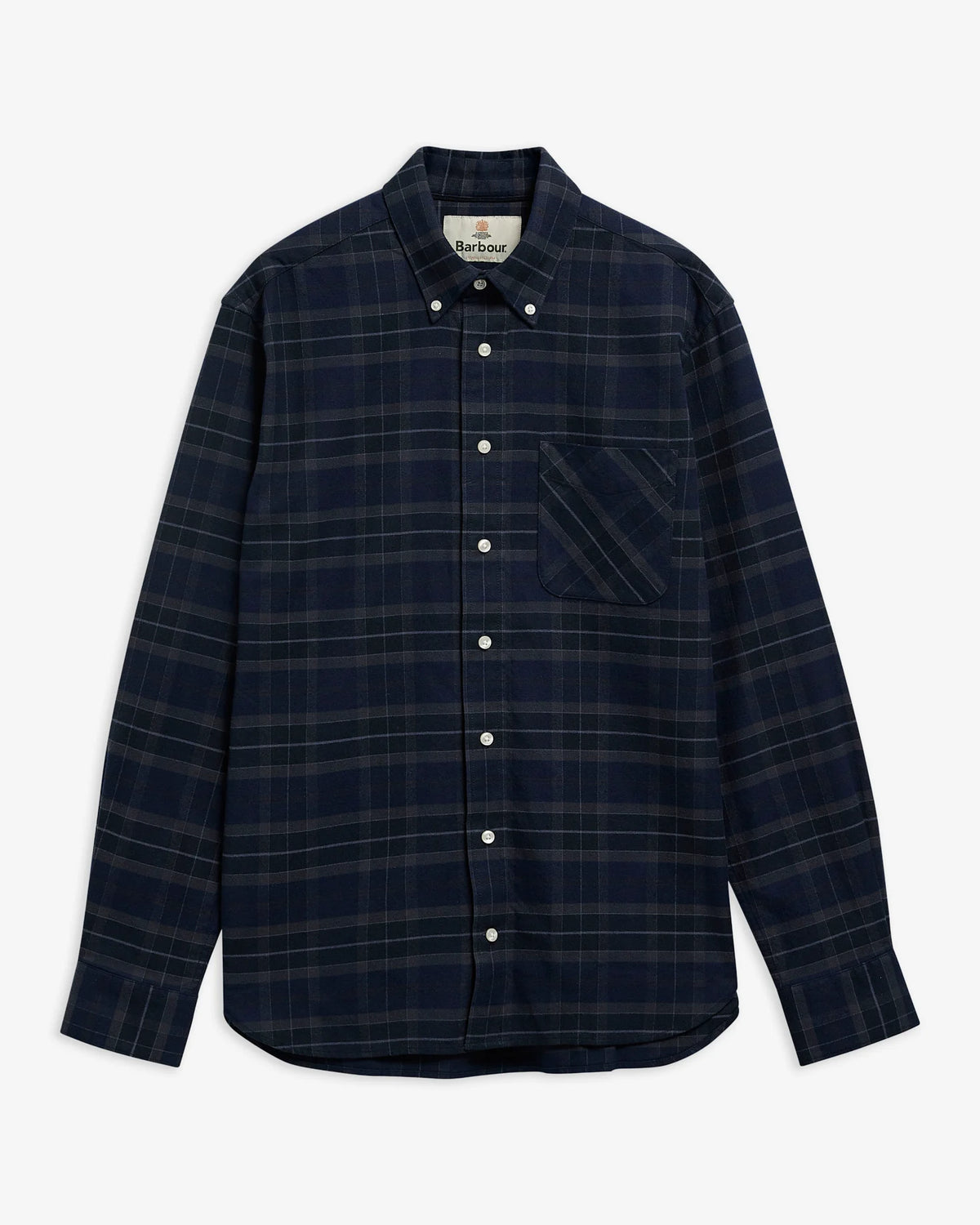 Barbour Mineral Tartan Authentic-Fit Long-Sleeved Shirt