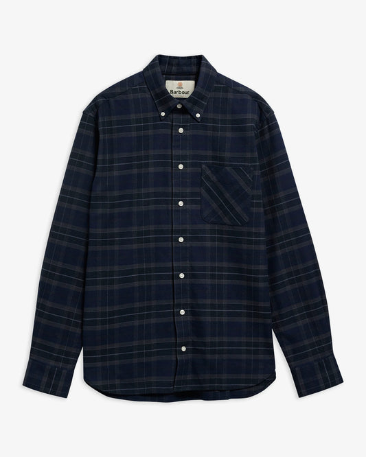 Barbour Mineral Tartan Authentic-Fit Long-Sleeved Shirt