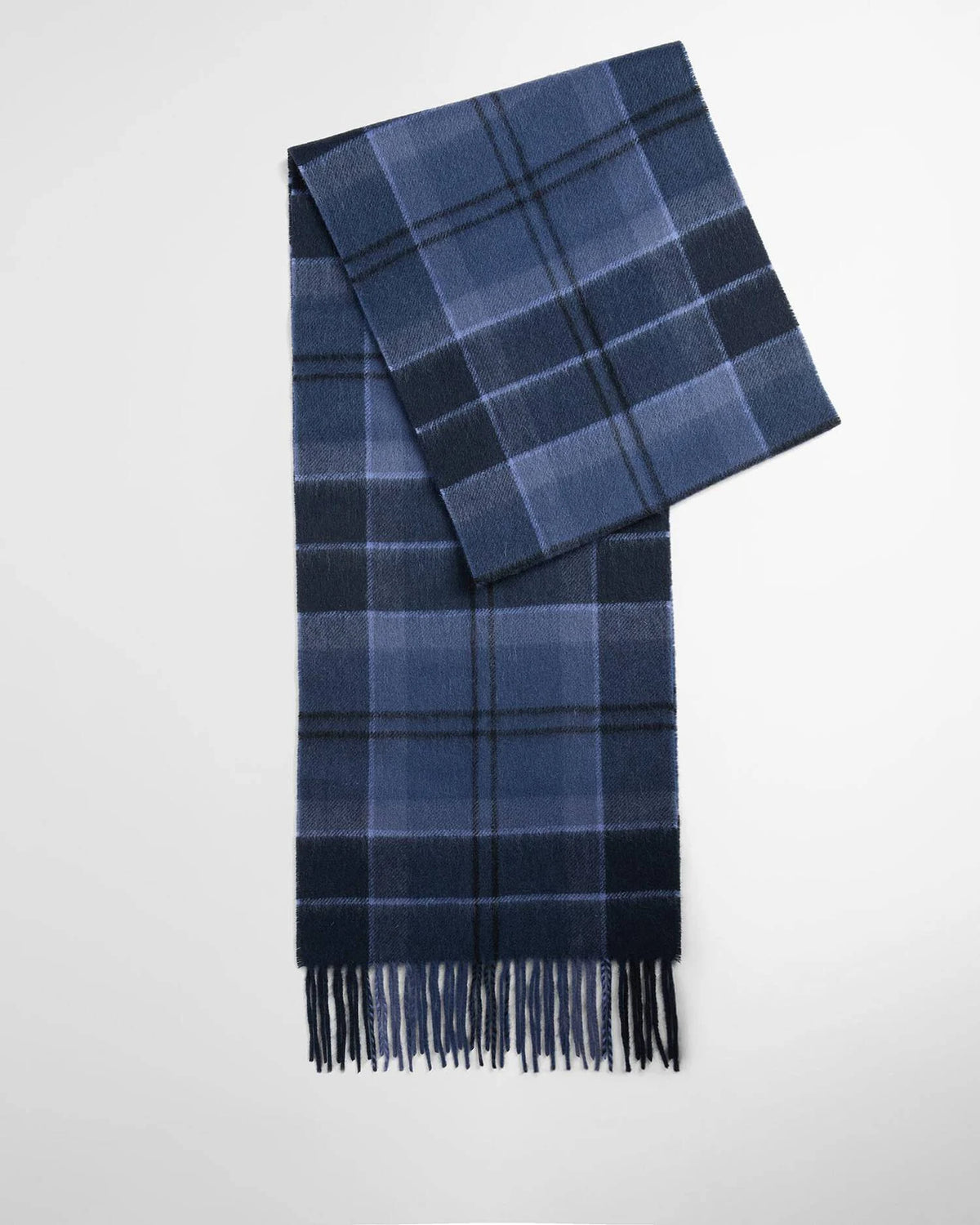 Barbour Mineral Tartan Wool-Cashmere Scarf