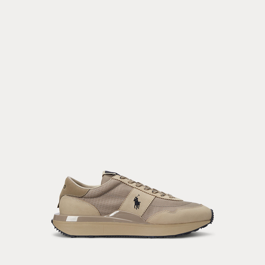 Polo Ralph Lauren Train 89 Suede-Panelled Trainer