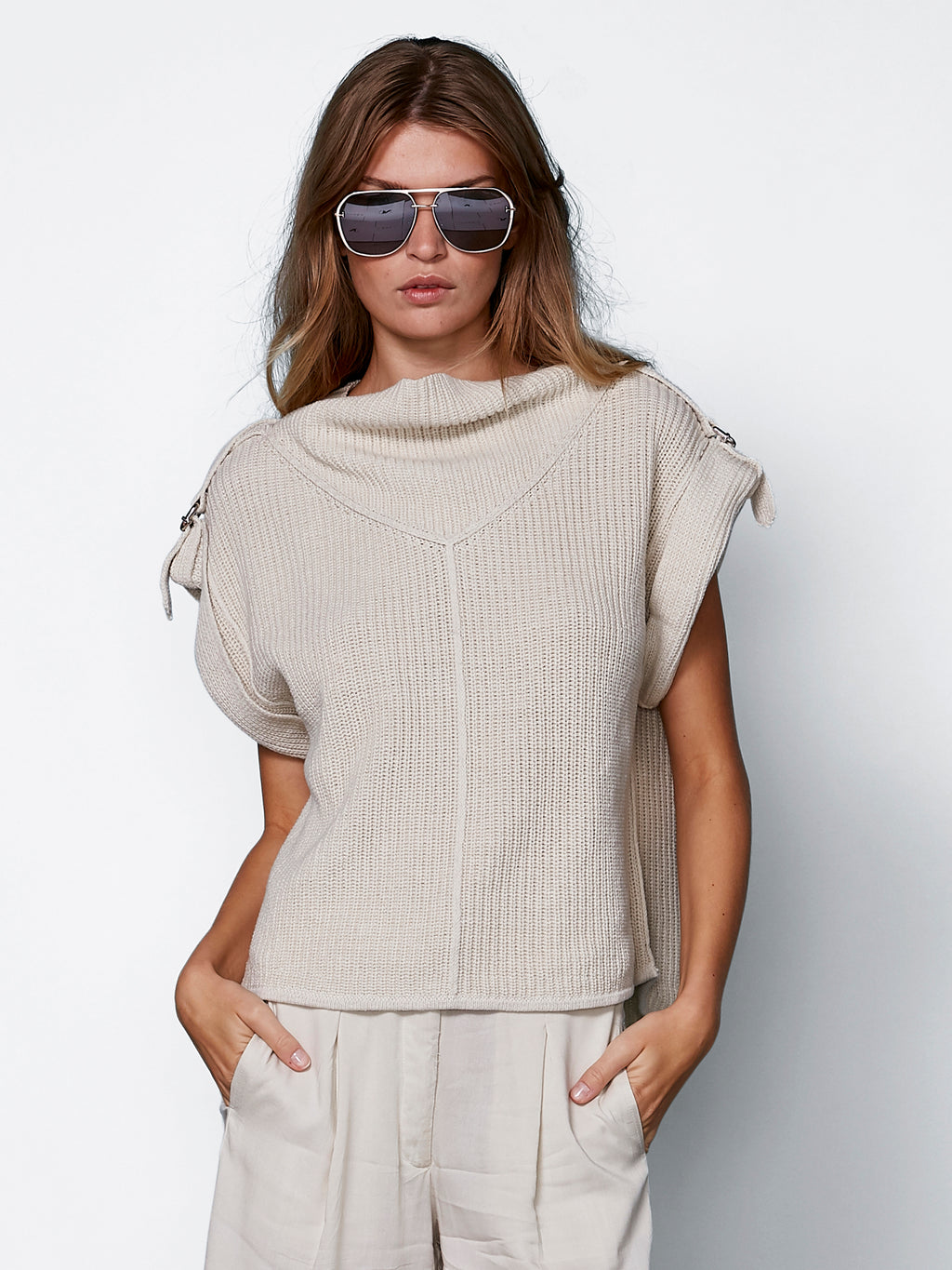 NU Denmark Zindy Knitted Blouse