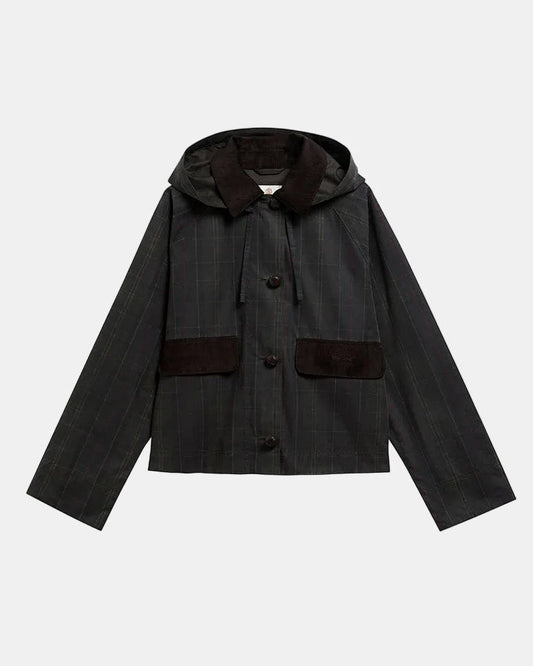 Barbour Barbour Adina Checked Wax Jacket