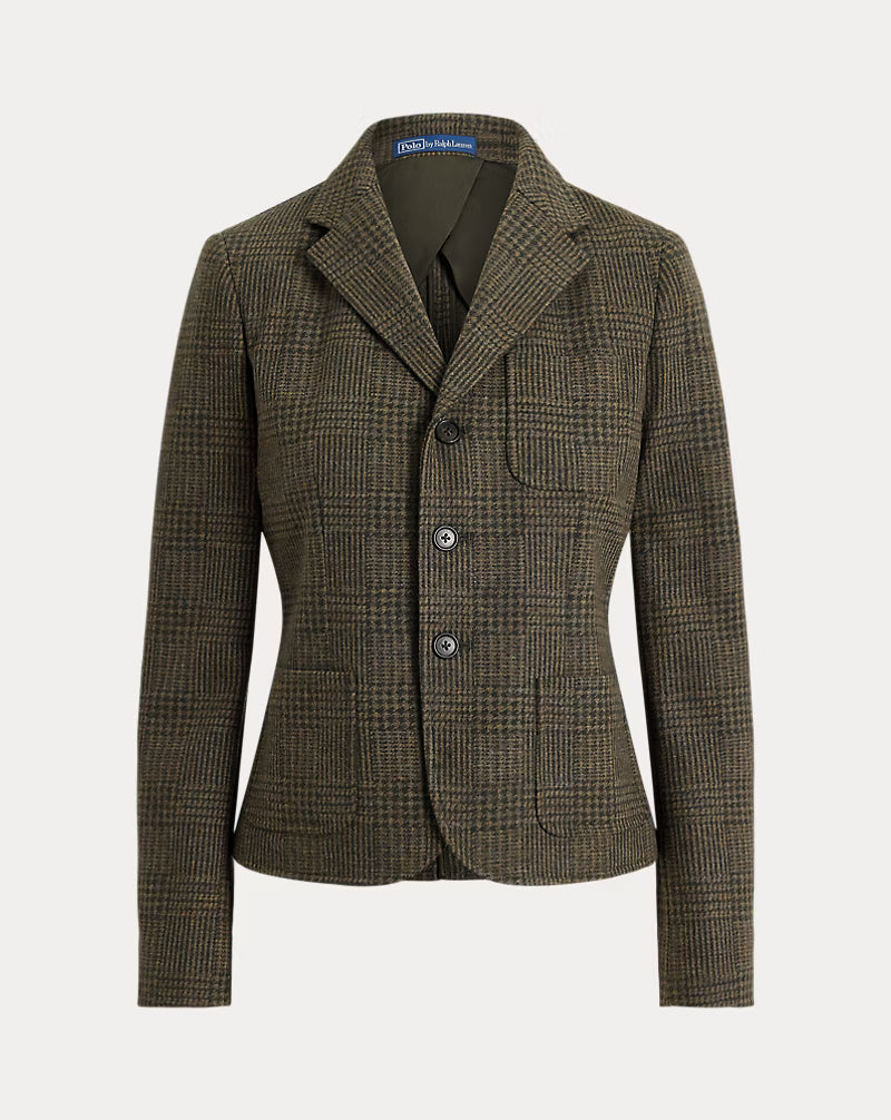 Polo Ralph LaurenSingle-Breasted Glen Check Blazer