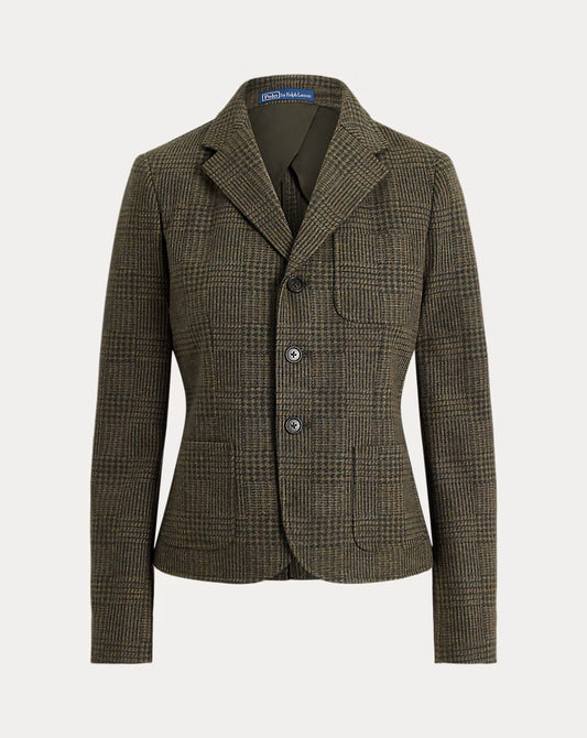 Polo Ralph LaurenSingle-Breasted Glen Check Blazer