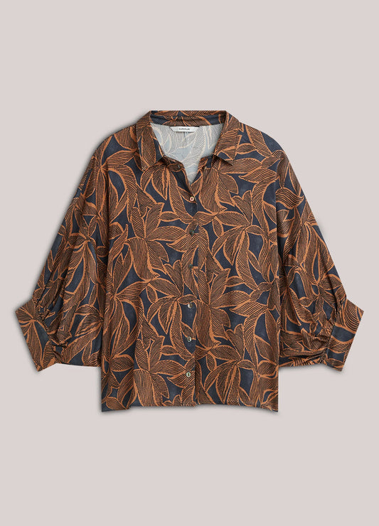 Summum Blouse with Batwing Sleeves