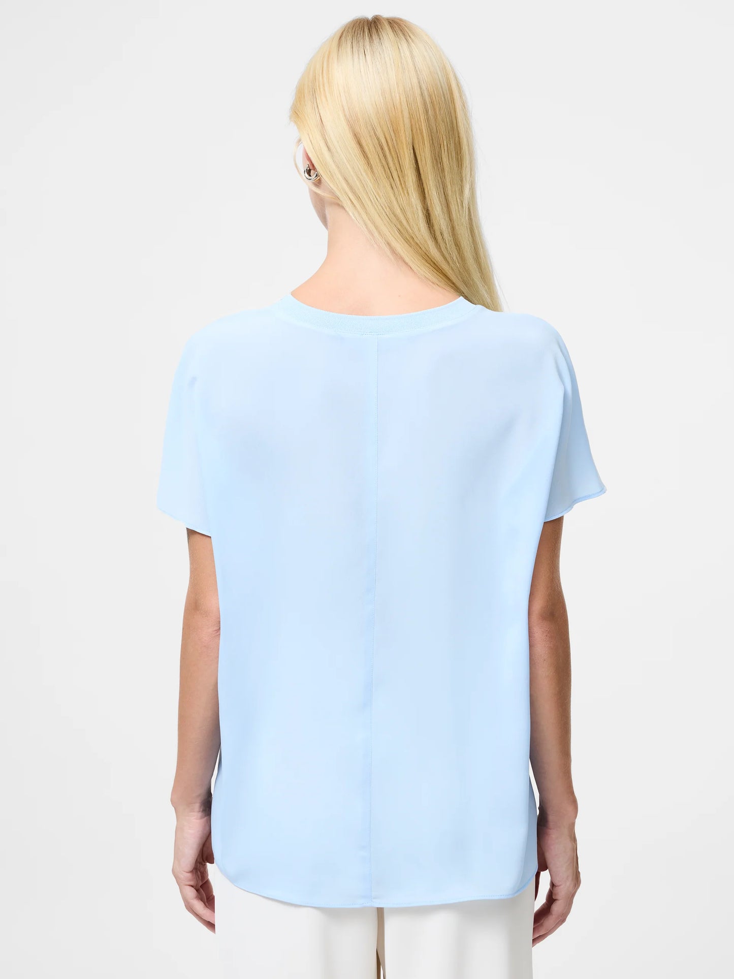 French Connection Crepe Light Crew Neck Top