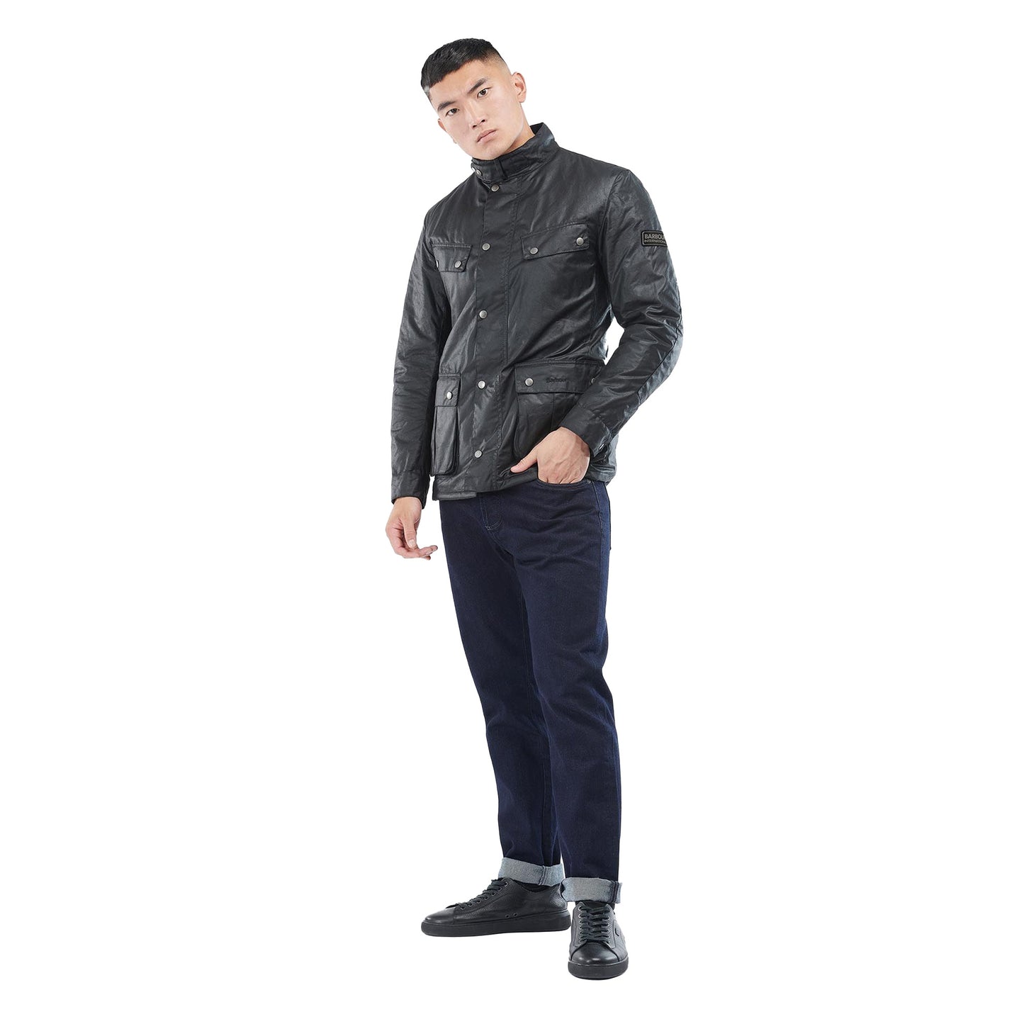 Barbour International Wax Biker Jacket