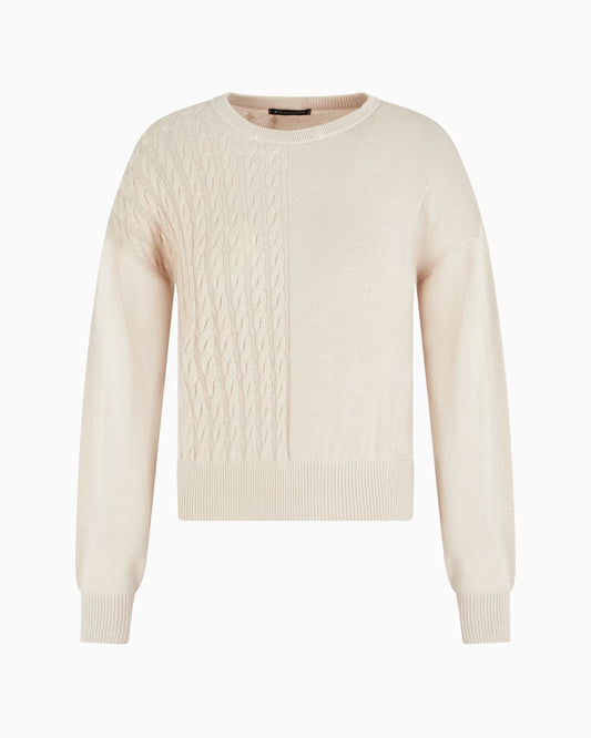 Armani wool Blend Jumper with Cable Detail