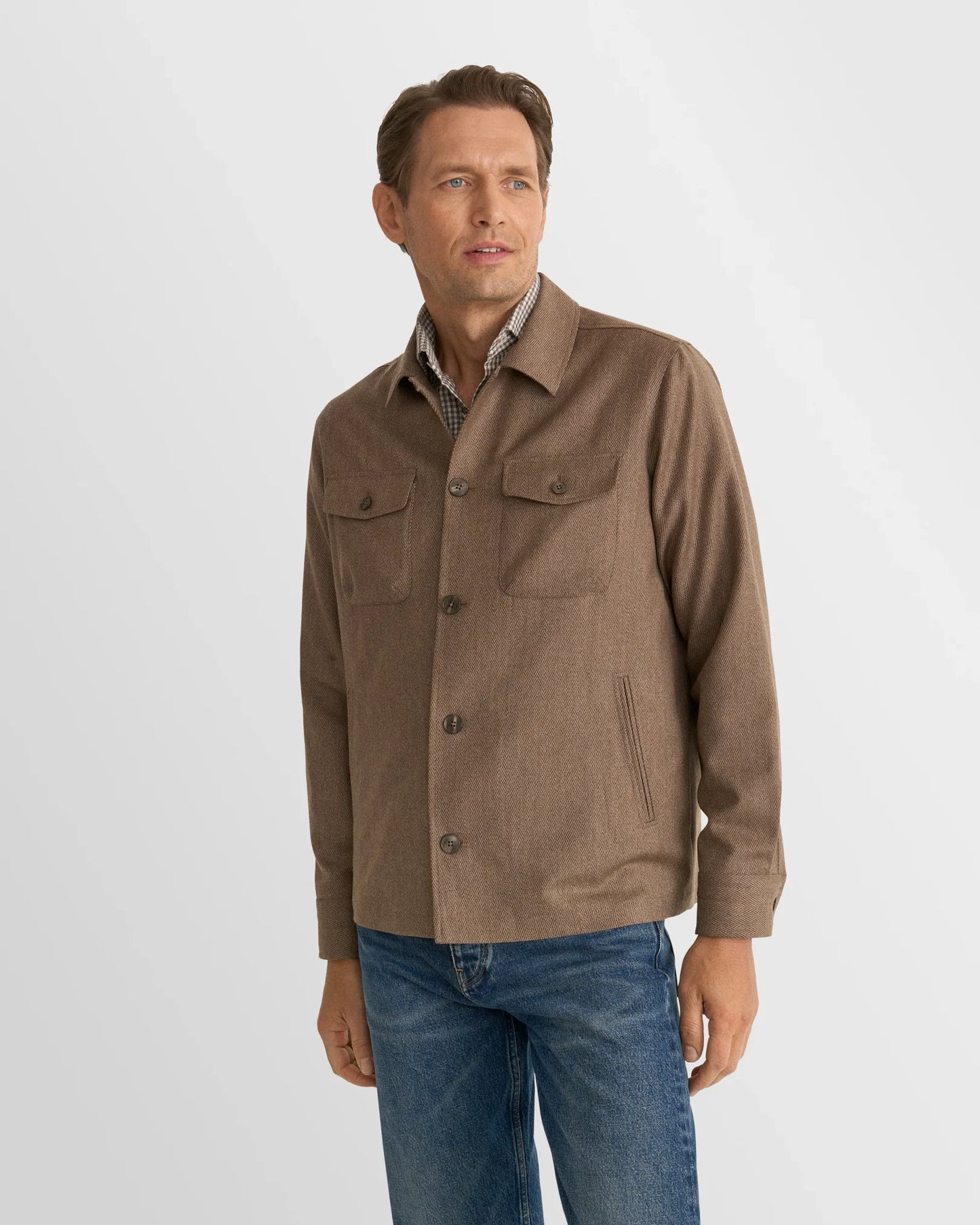 Eton Wool Shirt Jacket