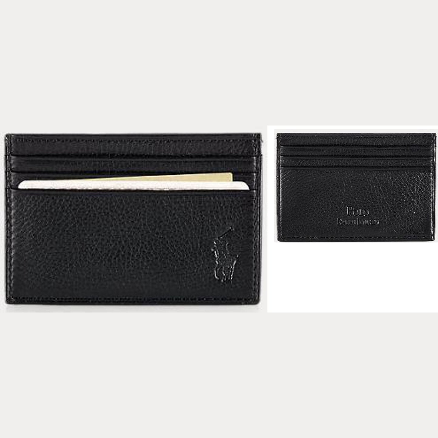 Polo Ralph Lauren Pebbled Leather Card Case