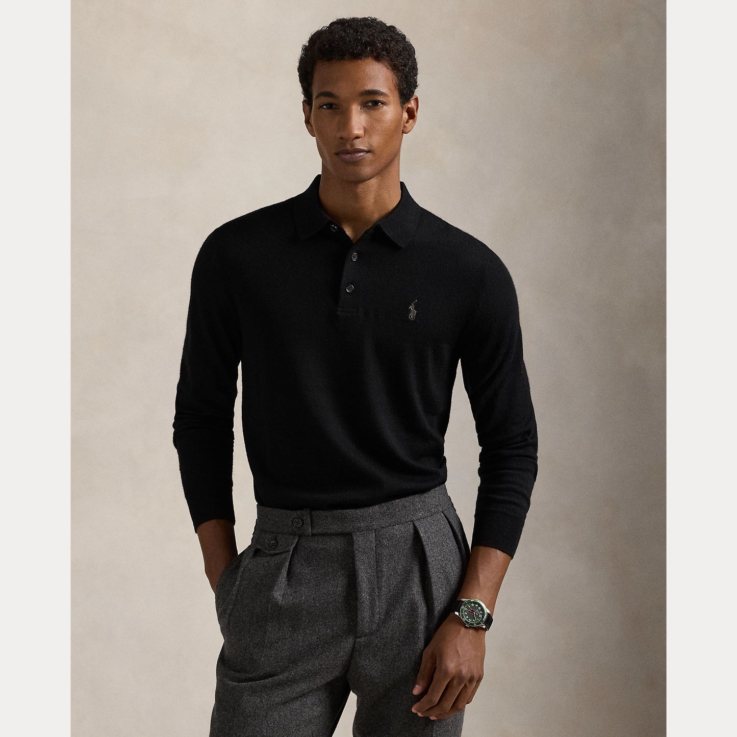 Polo Ralph Lauren Wool Polo-Collar Jumper