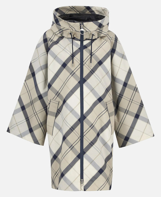 Barbour Kinsdale Tartan Showerproof Cape