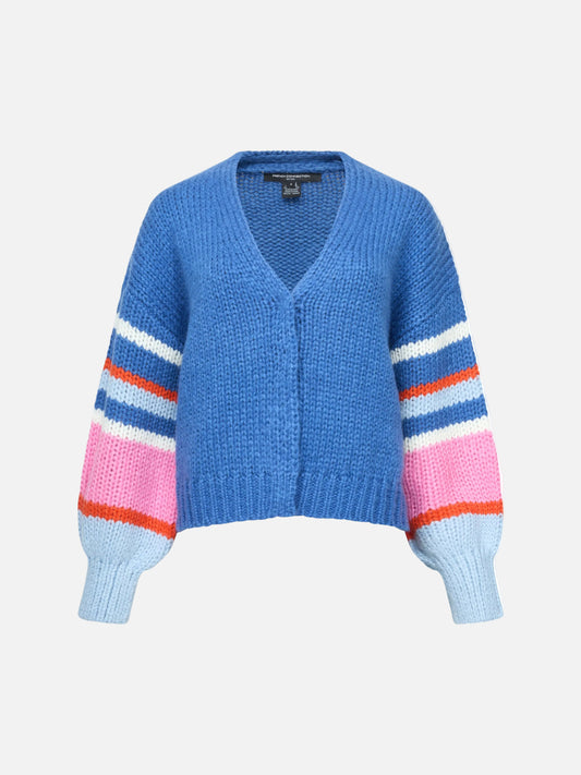 French Connection Monroe Colour Striped Sleeve Cardigan