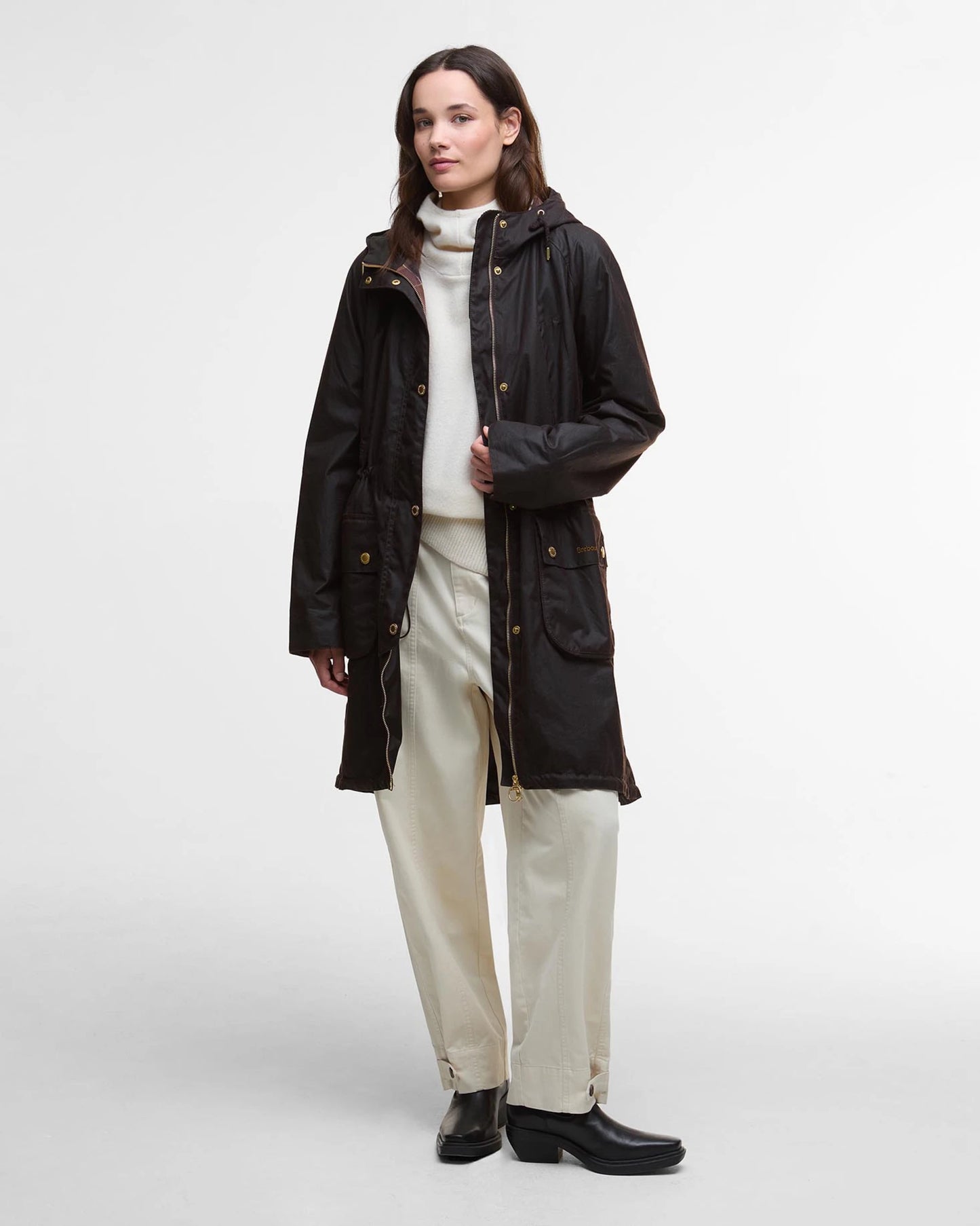 Barbour Marcy Waxed Parka