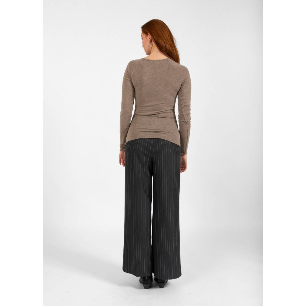 Coster Copenhagen Long Sleeve Wool Mix T-Shirt