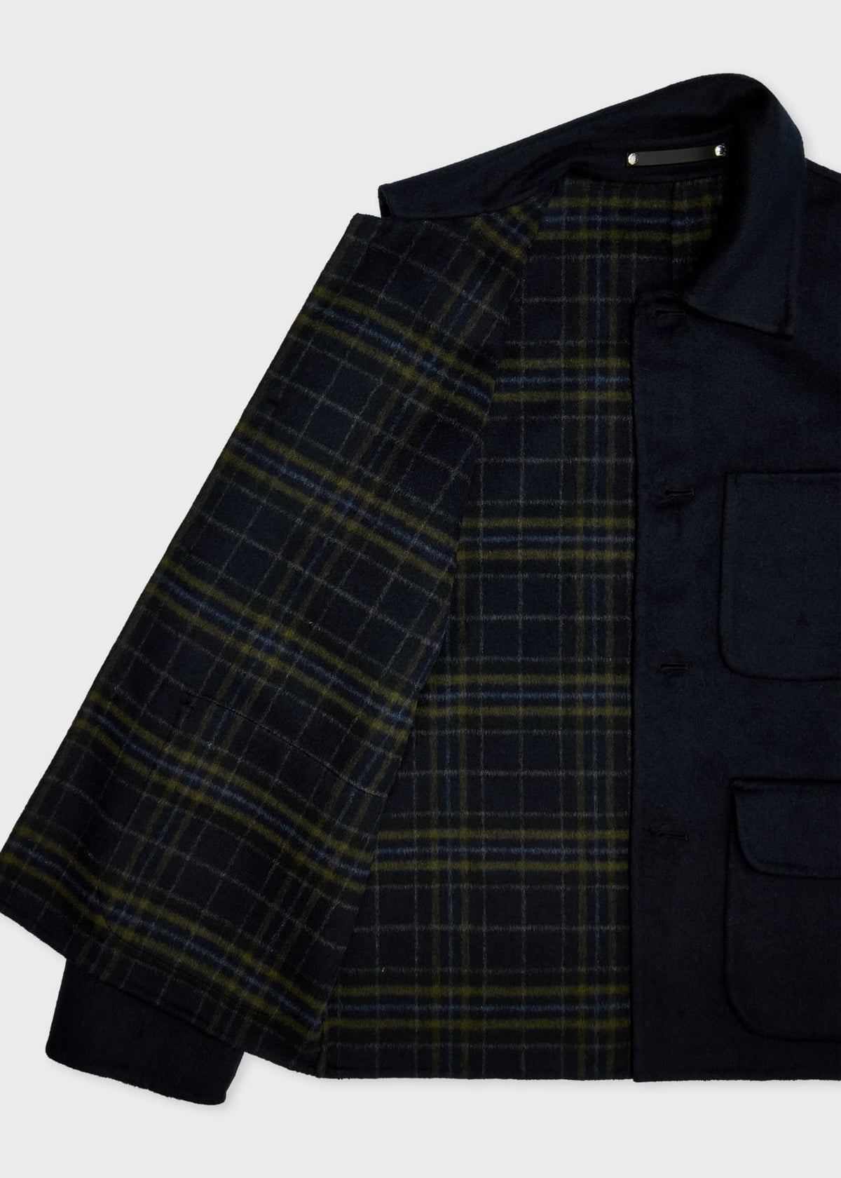 Paul Smith Navy Double-Faced Wool-Blend Chore Jacket