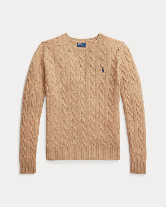 Polo Ralph Lauren Cable Wool-Cashmere Crewneck Jumper
