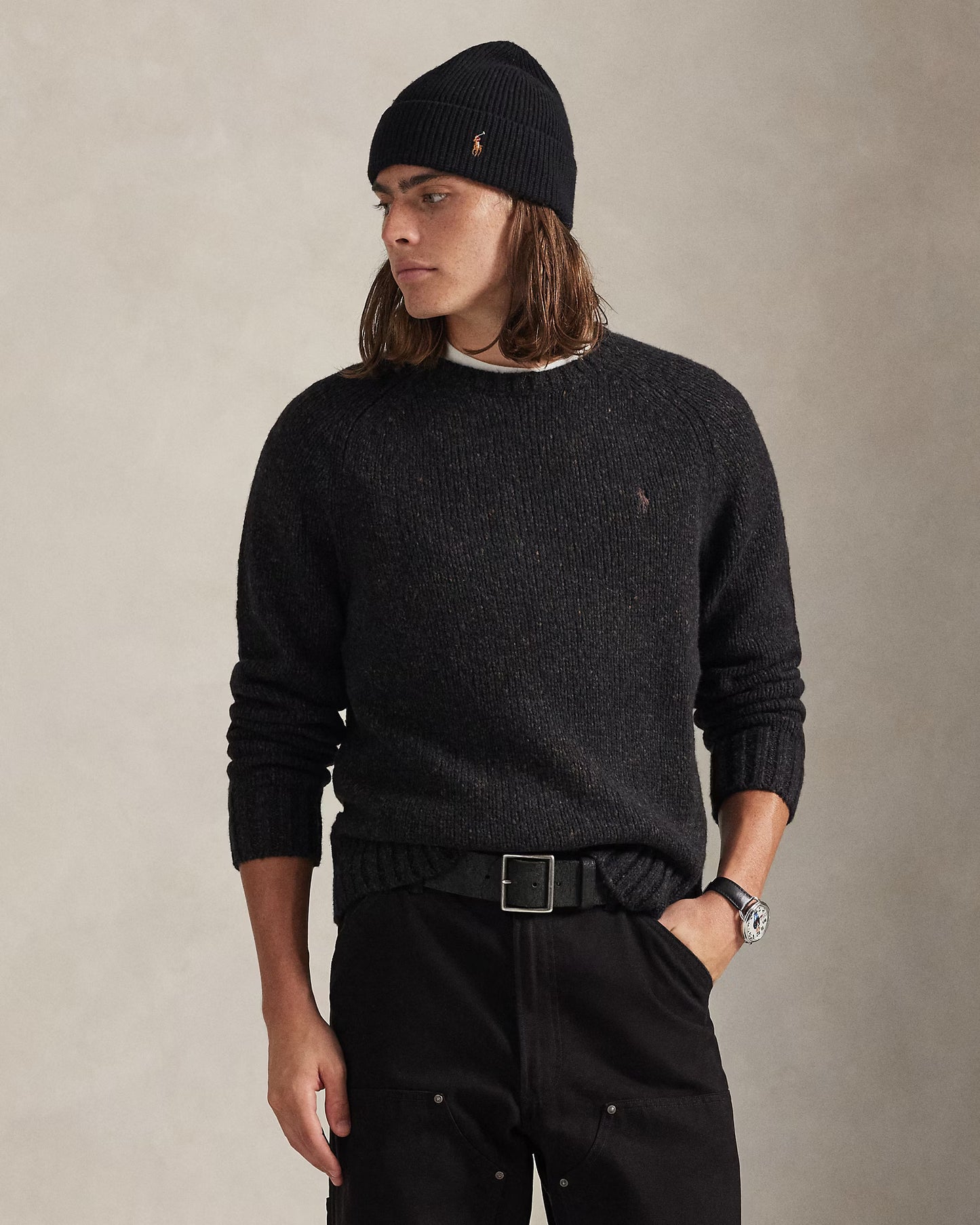 Polo Ralph Lauren Marled Wool-Blend Jumper