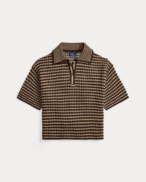 Polo Ralph Lauren Striped Knit Cotton Polo Shirt