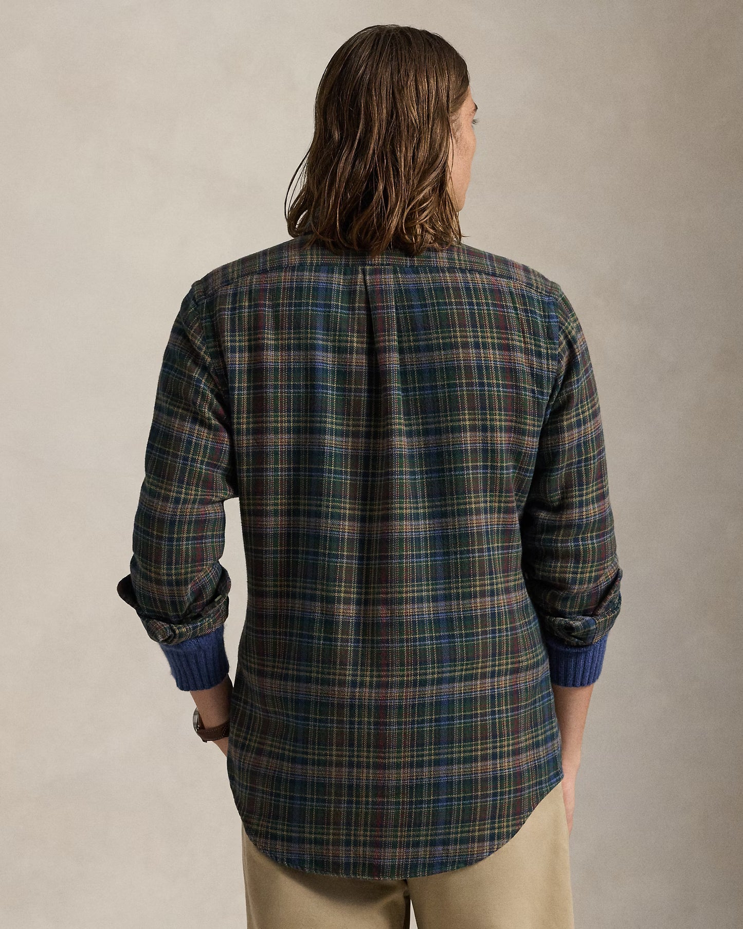 Polo Ralph Lauren Custom Fit Plaid Brushed Flannel Shirt
