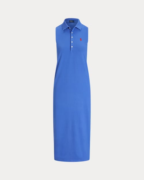 Polo Ralph Lauren Stretch-Cotton Sleeveless Polo Dress