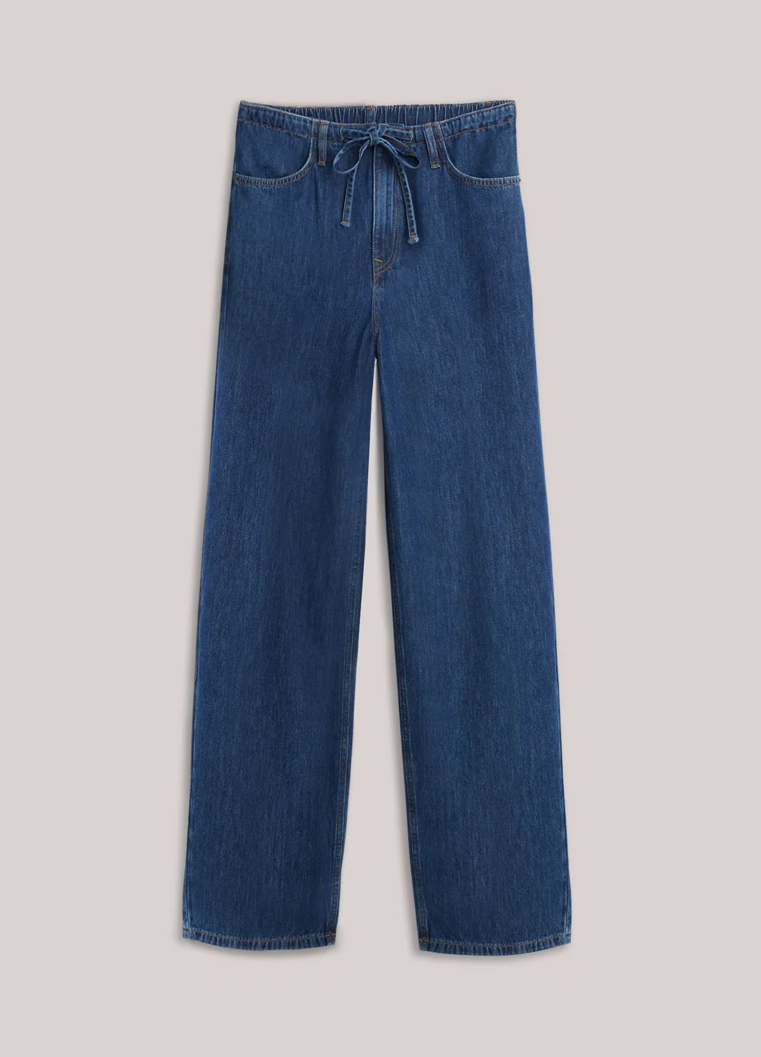 Summum Denim Wide Leg Trousers