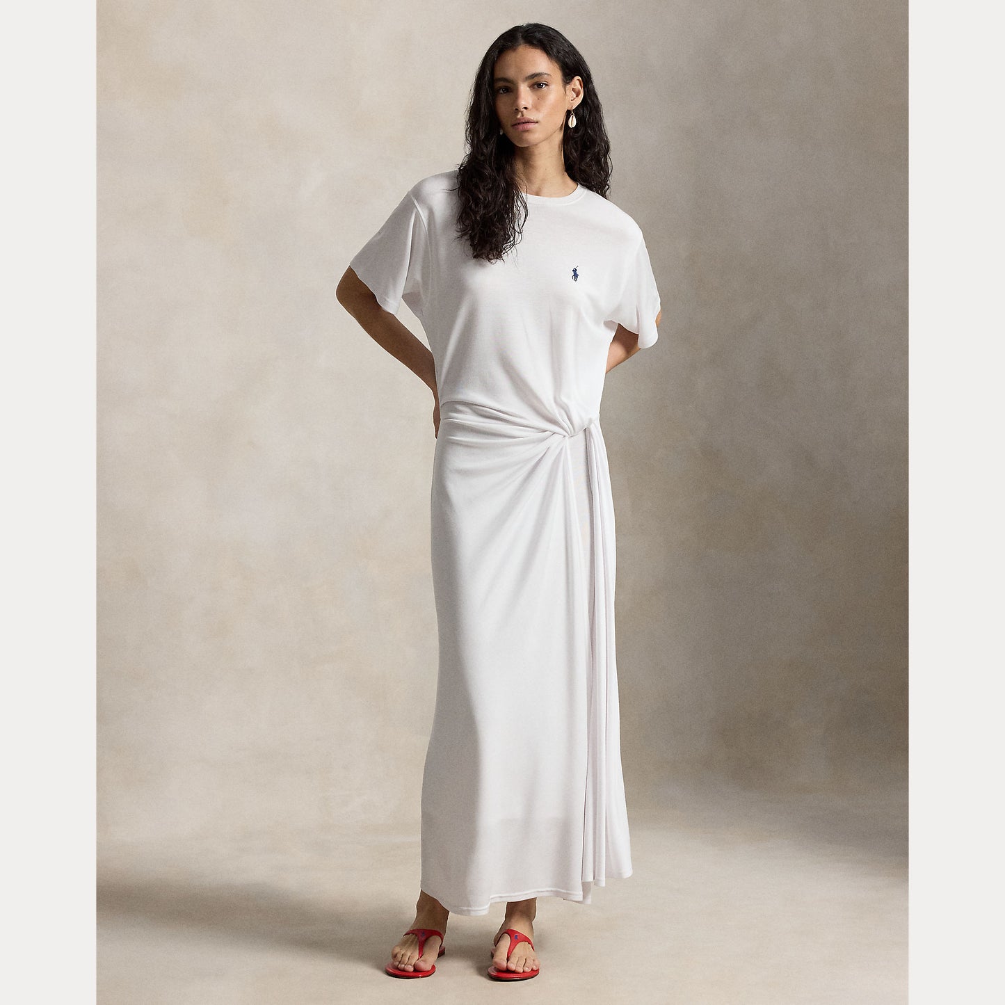 Polo Ralph Lauren Twist Detail Tee Dress