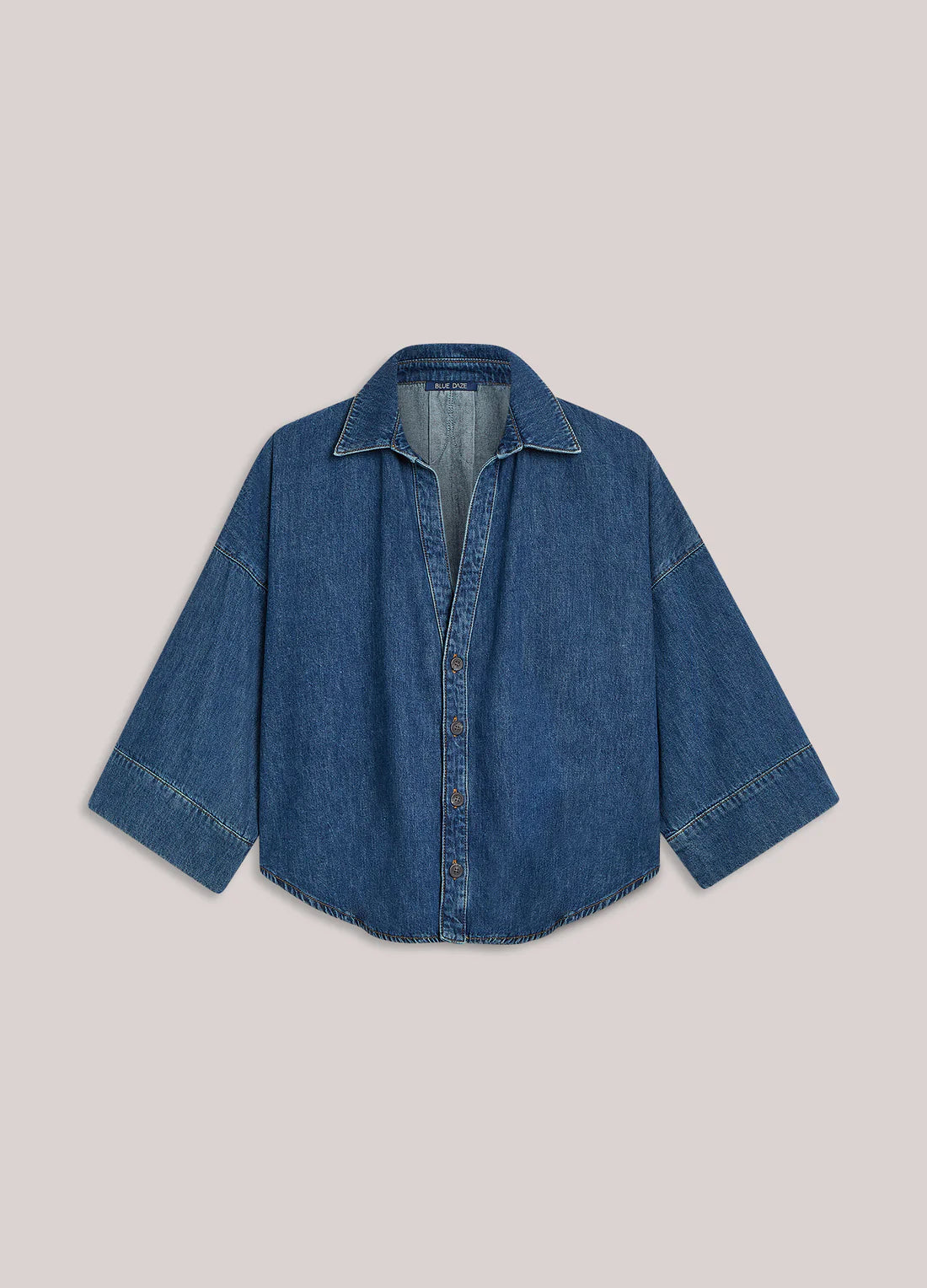 Summum Denim Kimono Blouse