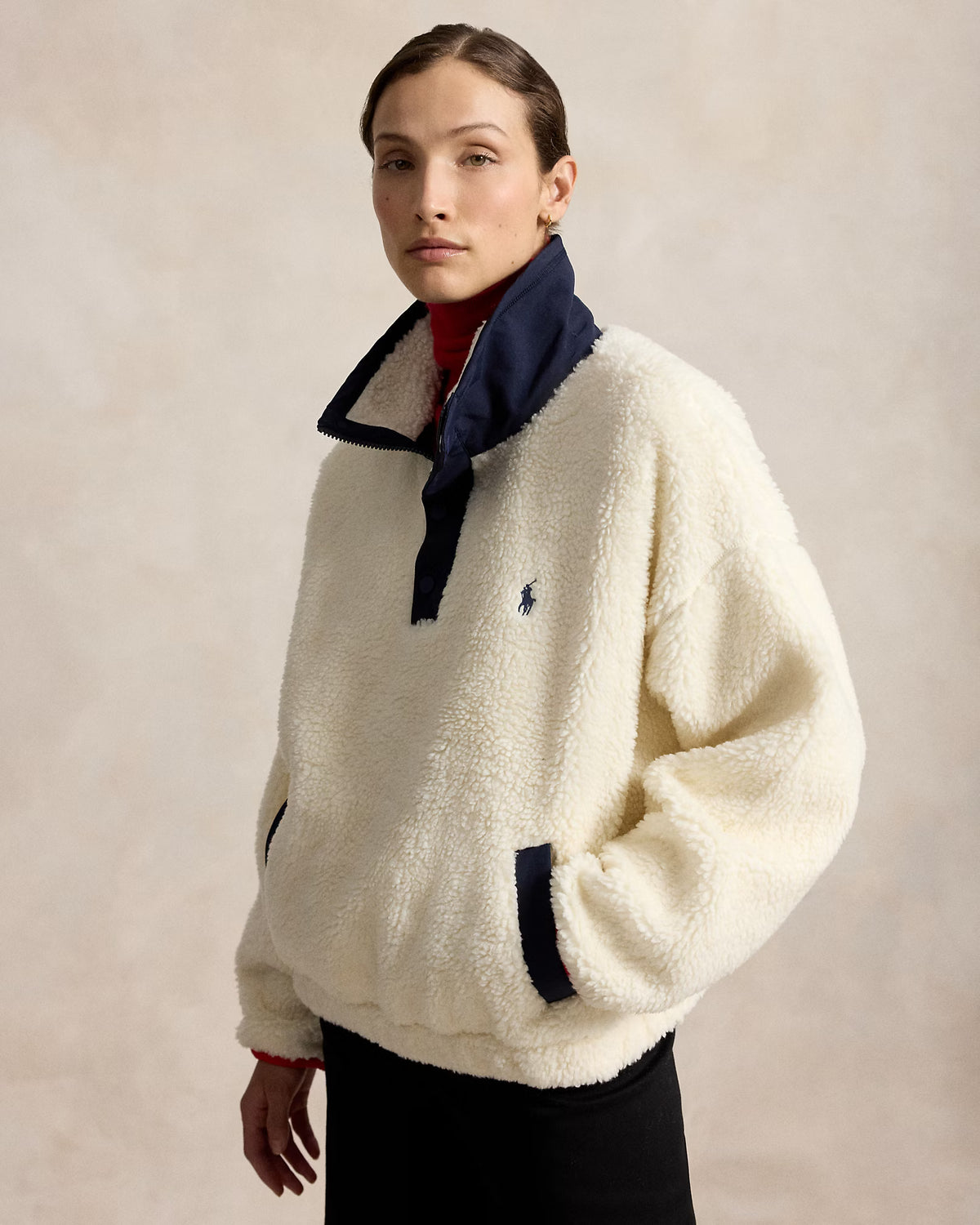 Polo Ralph Lauren Polo Bear High-Pile Fleece Funnelneck