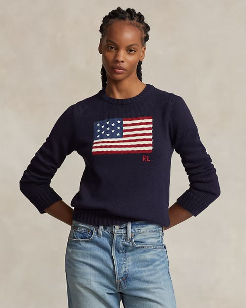 Polo Ralph Lauren Flag Crewneck Sweater