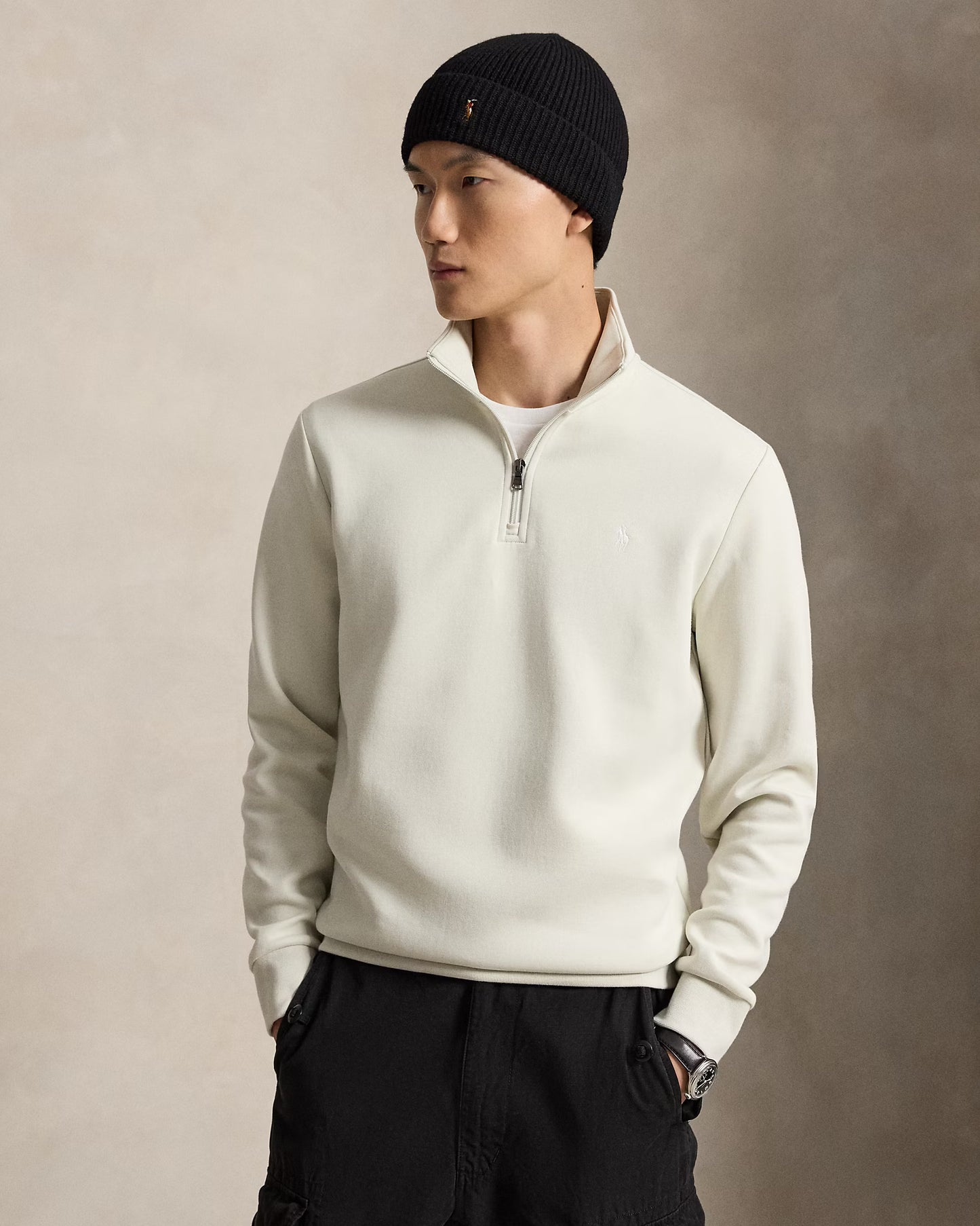 Polo Ralph Lauren Double Knit Quarter Zip Pullover