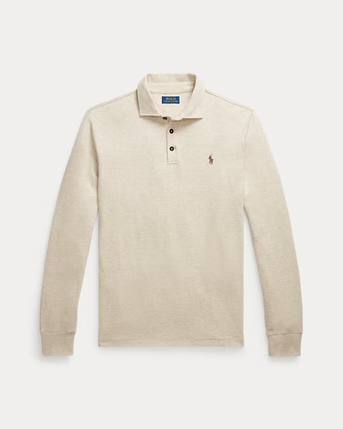 Polo Ralph Lauren Long Sleeve Luxury Jersey Polo Shirt