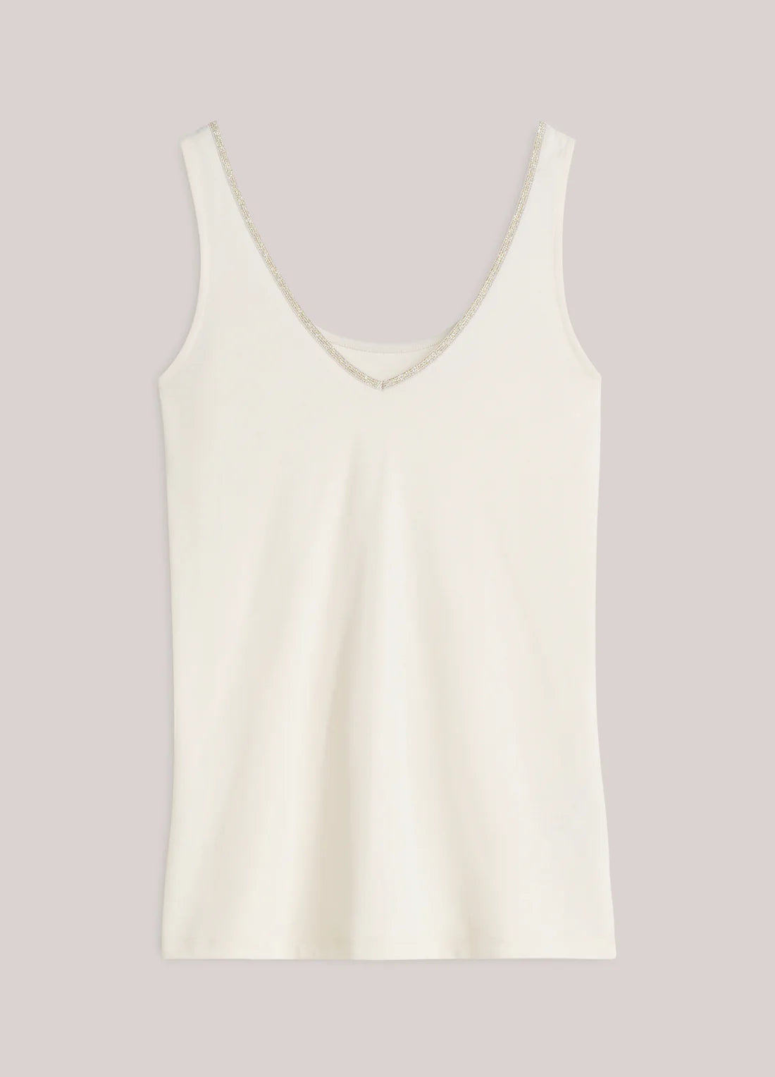 Summum Reversible Vest with Glitter Trim