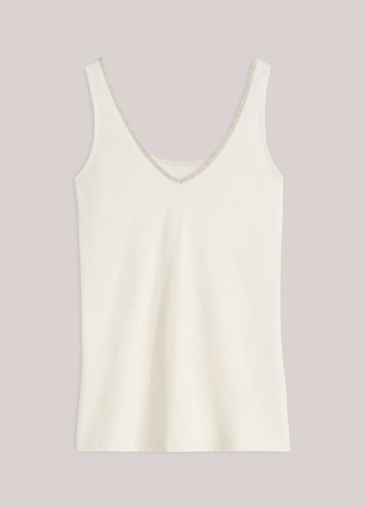 Summum Reversible Vest with Glitter Trim