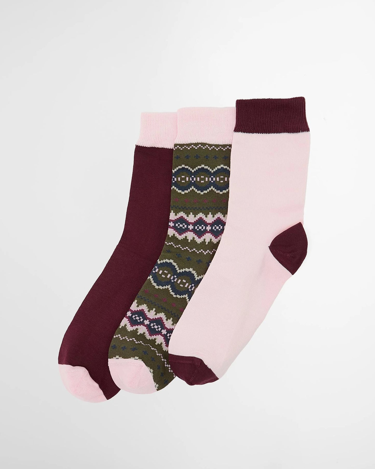 Barbour Helen Fair Isle Sock Gift Set