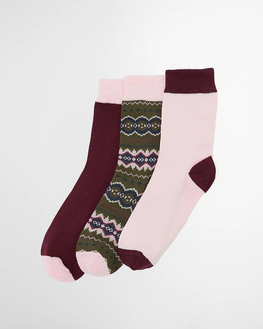Barbour Helen Fair Isle Sock Gift Set