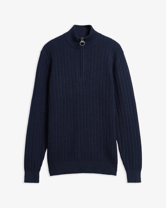 Barbour Herringbone Half Zip