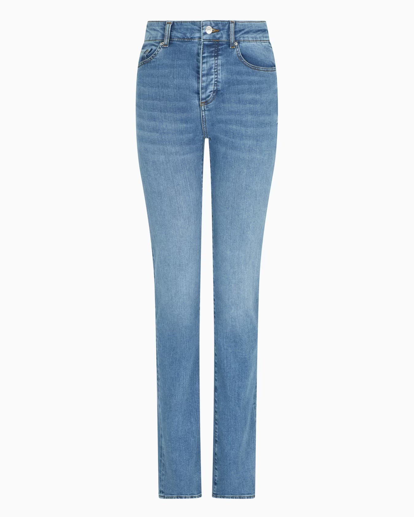 Armani High Rise Straight Leg Jeans