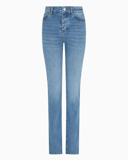 Armani High Rise Straight Leg Jeans