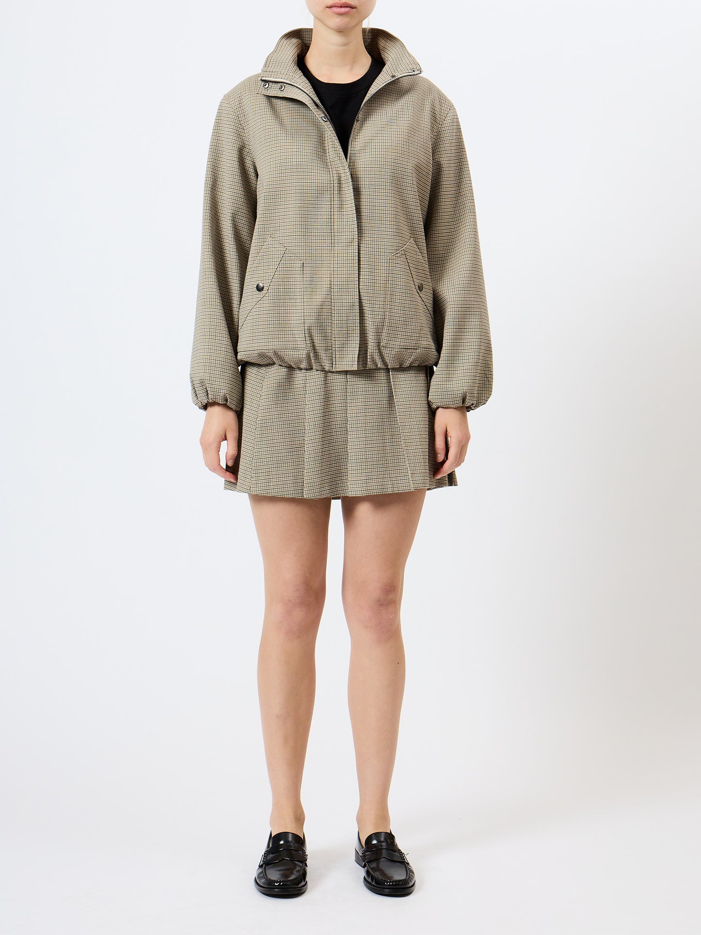 French Connection Shayla Prine Of Wales Check Jacket