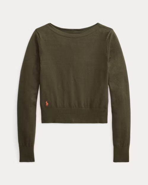 Polo Ralph Lauren Cotton-Blend Boatneck Jumper