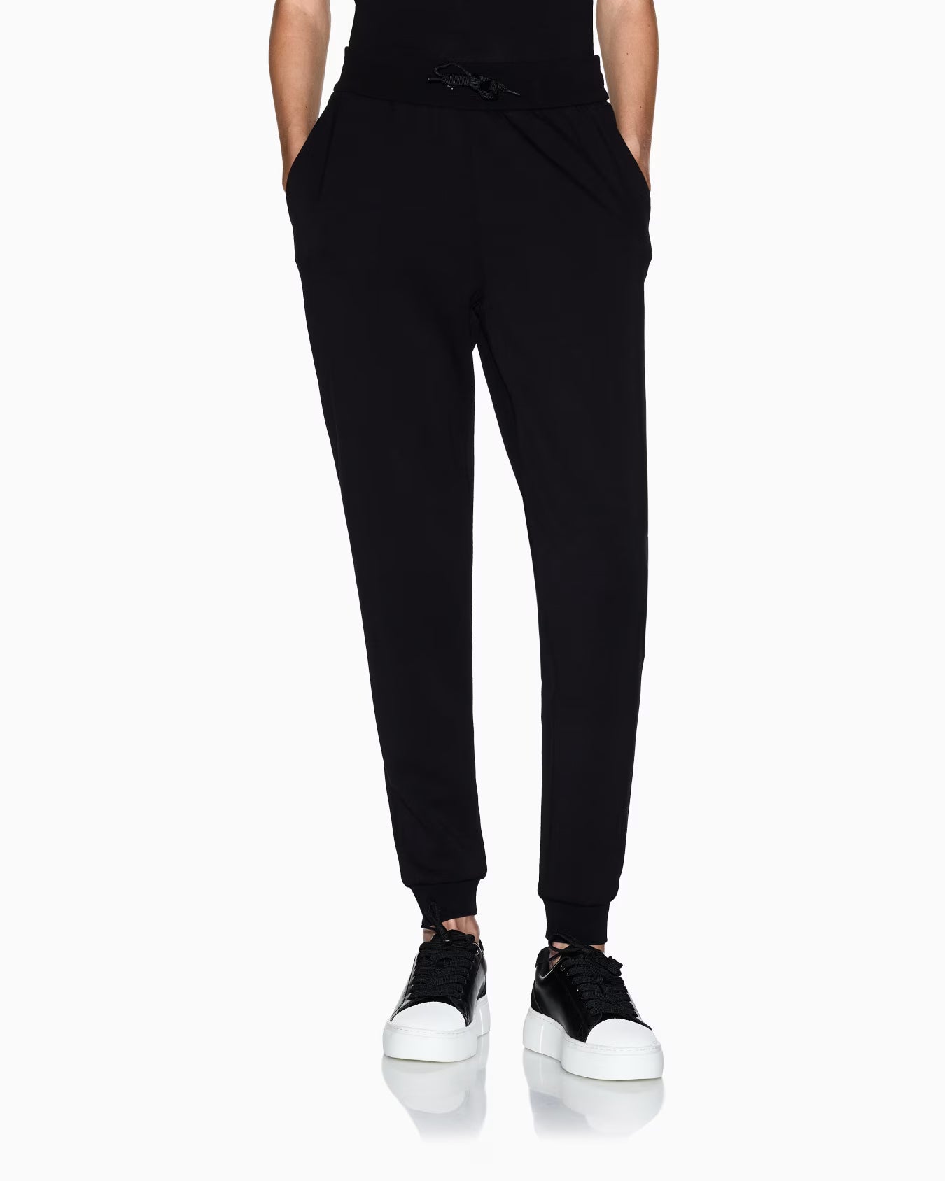 Armani Glitter Logo Jogger Pants