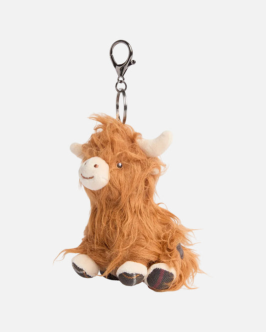 Barbour Highland Cow Key Chain Fob